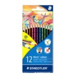 1413-ESTUCHE 12 LAPICES DE COLORES NORIS COLOUR SURTIDOS STAEDTLER 185 C12