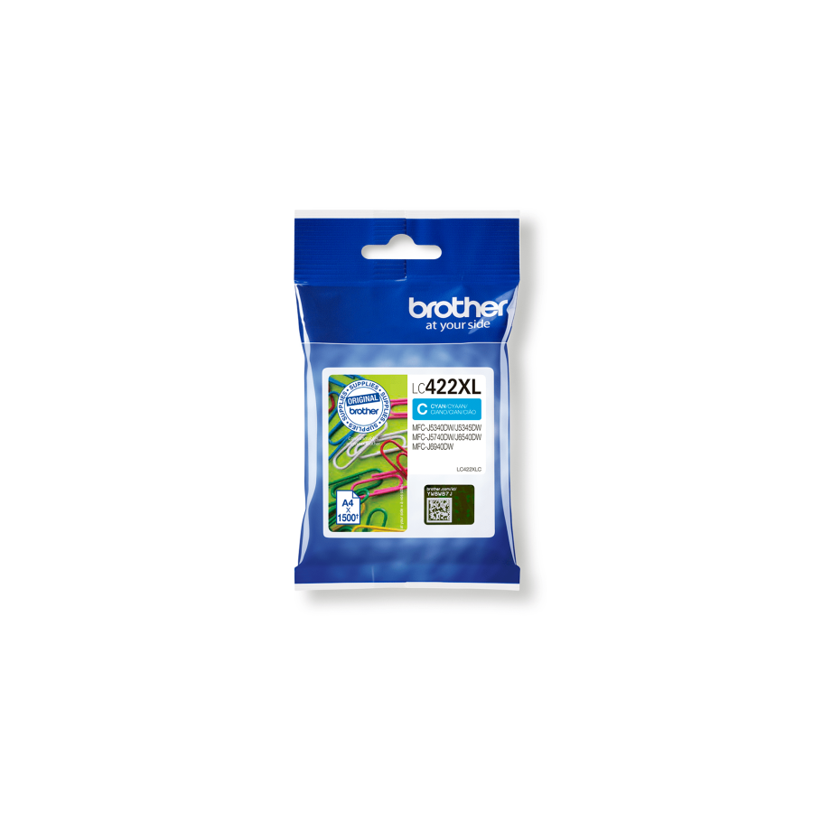 14166-Brother LC-422XLC cartucho de tinta 1 pieza(s) Original Cian