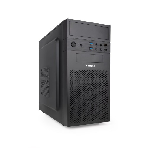 14221-TooQ Caja Minitorre Micro-ATX Negra