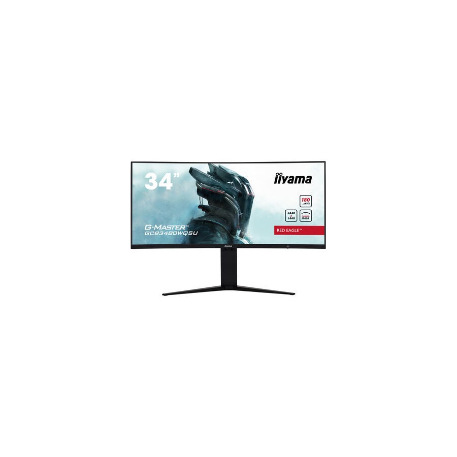 MONITOR IIYAMA 34" GAMING CURVO, UWQHD, 180HZ, 0,4 MS, HDMI, DISPLAYPORT