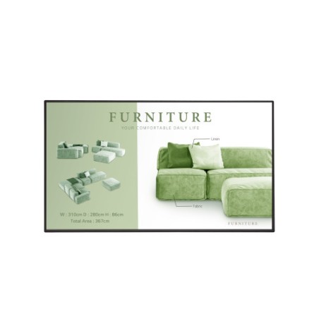 14264-LG 65UM5N-H Pantalla plana para senalizacion digital 165,1 cm (65") LCD Wifi 500 cd / m2 4K Ultra HD Negro Web OS