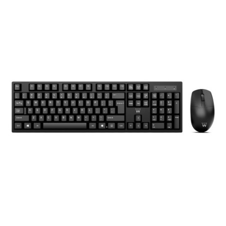 14364-Ewent EW3281 teclado Raton incluido RF inalambrico QWERTY Espanol Negro