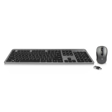 14370-Ewent EW3272 teclado Raton incluido RF inalambrico QWERTY Espanol Negro