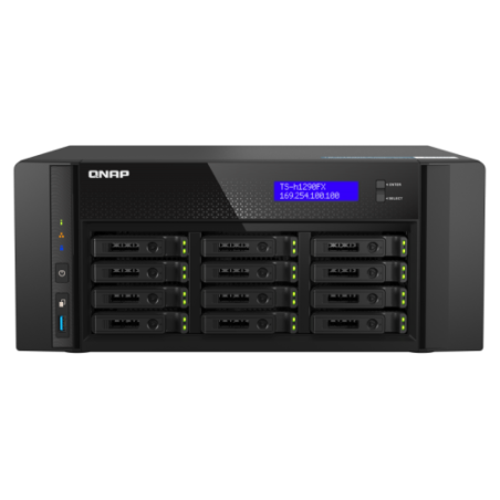 14373-QNAP TS-h1290FX NAS Torre Ethernet Negro 7302P