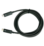 QNAP CAB-TBT315M-40G cable Thunderbolt 1,5 m 40 Gbit/s Negro
