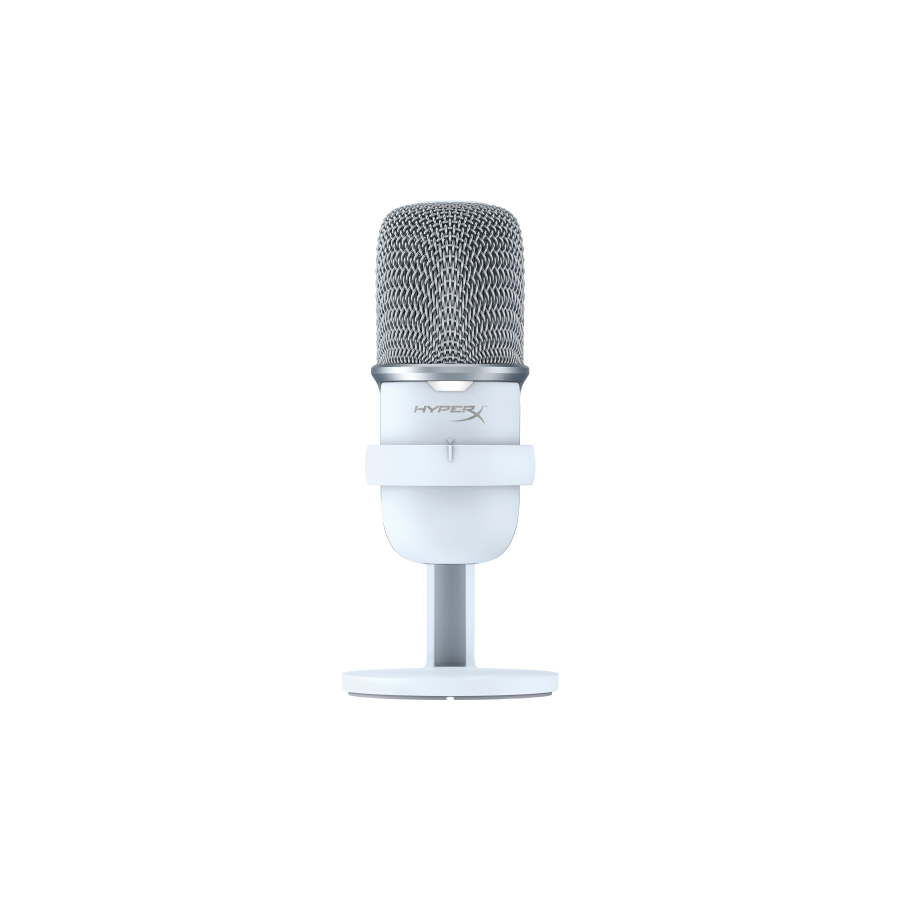 14400-HyperX SoloCast - USB Microphone (White) Blanco Microfono para videoconsola
