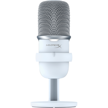 14400-HyperX SoloCast - USB Microphone (White) Blanco Microfono para videoconsola