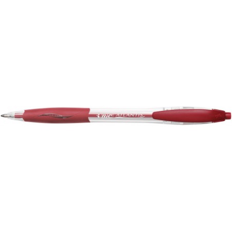 1441-BOLIGRAFO RETRACTIL TRAZO 0,4 MM. ATLANTIS ROJO BIC 887133
