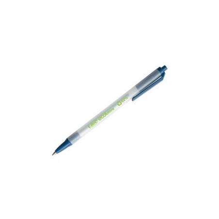 1445-BOLIGRAFO ECO CLICSTIC RECICLADO TRAZO MEDIO EN COLOR AZUL BIC 8806891