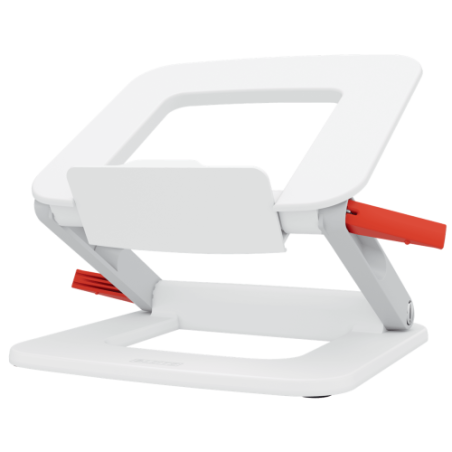 14477-SOPORTE ELEVADOR PARA PORTATIL AJUSTABLE BLANCO ERGO LEITZ 64240001