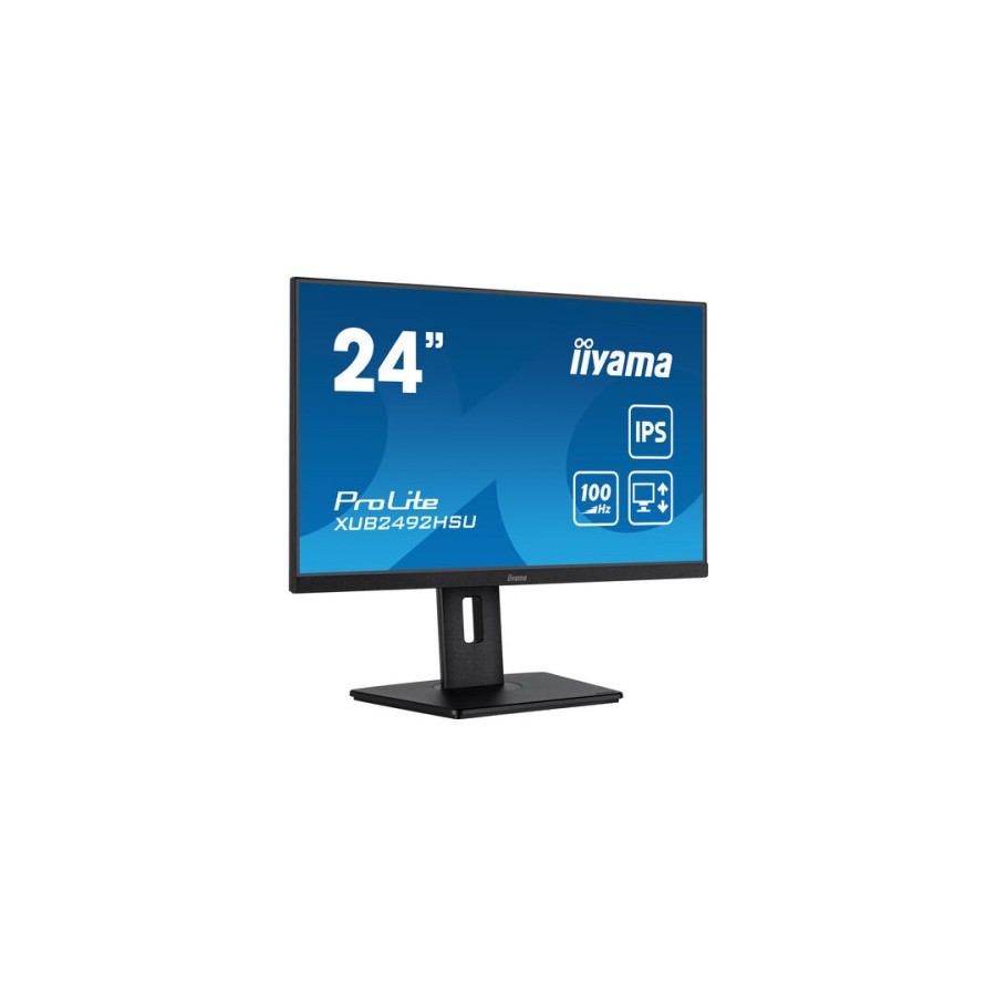 14501-MONITOR IIYAMA 24" PROLITE SLIM, IPS, 100HZ, 0,4 MS, USB, HDMI, DISPLAYPORT, ALT 2x2W, INCLI NEGRO