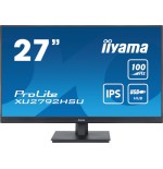 MONITOR IIYAMA 27" PROLITE XU2792HSU-B6, IPS, 100HZ, 0,4MS, USB, HDMI, DISPLAYPORT, 2x2W, INCLI