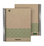 14573-CUADERNO RECICLADO A5 KRAFT SOFT TAPA DURA 80 HOJAS 90GR CUADRICULA 4X4 MM VERDE UNINATURE 88538720