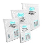 14587-PAQUETE 10 BOLSAS AIR BAG AUTOADHESIVA ACOLCHADA AK-CD BLANCO MEDIDA INTERIOR 180X165 SAM 146180