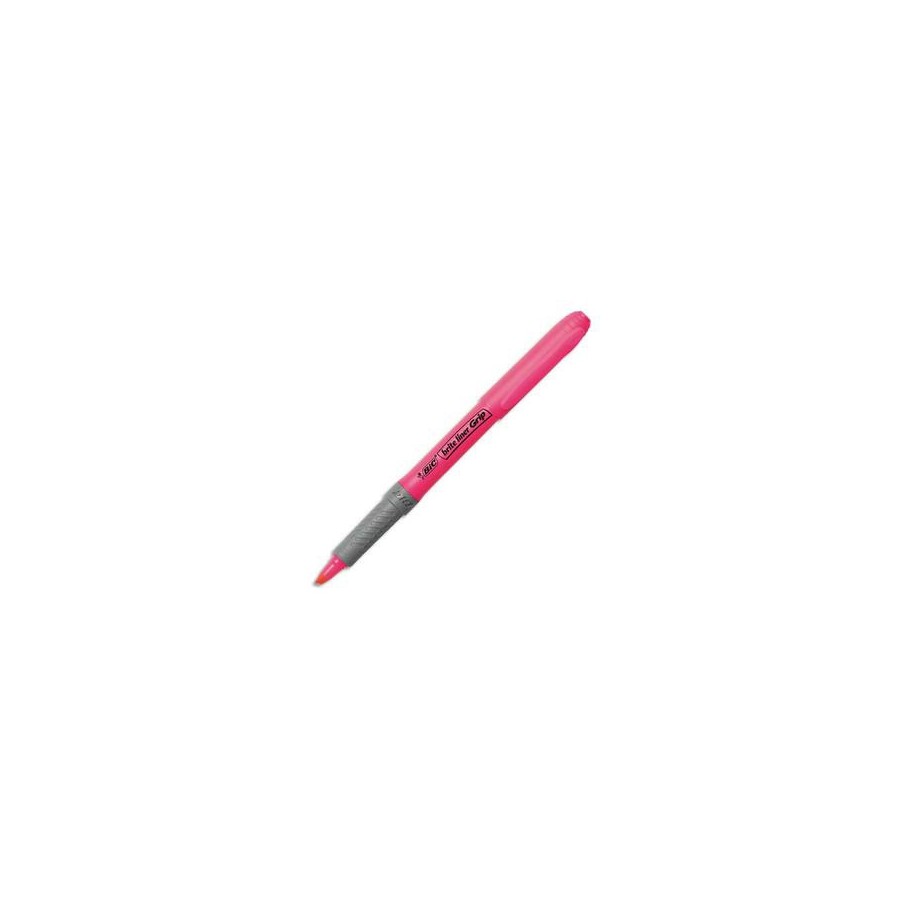 1459-MARCADOR FLUORESCENTE HIGHLIGHTER GRIP TRAZO 1,5-3,3MM. ROSA BIC 811934