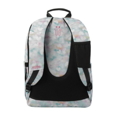 14597-MOCHILA ESCOLAR CORAZONES PASTEL TOTTO MA04ECO001-23110-4HX