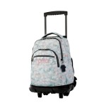 14599-MOCHILA ESCOLAR CON RUEDAS CORAZONES PASTEL TOTTO MA03ECO006-2311P-4HX
