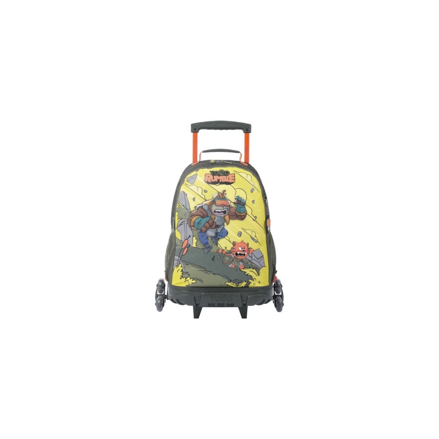 14608-MOCHILA ESCOLAR CON RUEDAS GRANDE DE CARTOONS TOTTO MJ03BWM003-2310-4DJL