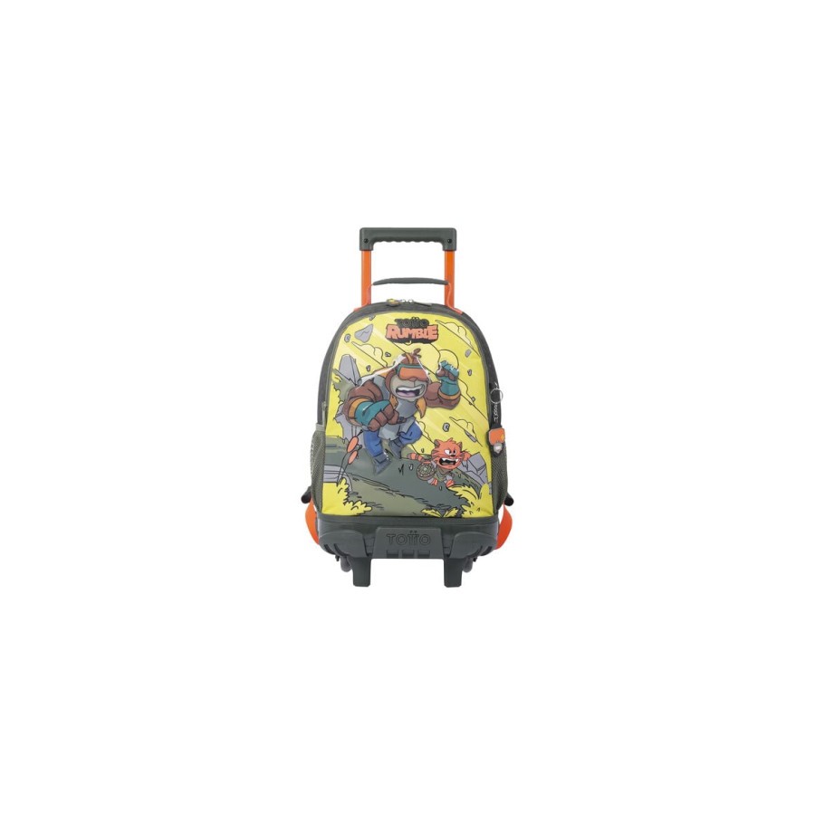14610-MOCHILA ESCOLAR CON RUEDAS MEDIANA DE CARTOONS TOTTO MJ03BWM005-2310-4DJM