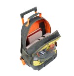 14612-MOCHILA ESCOLAR CON RUEDAS MEDIANA DE CARTOONS TOTTO MJ03BWM005-2310-4DJM