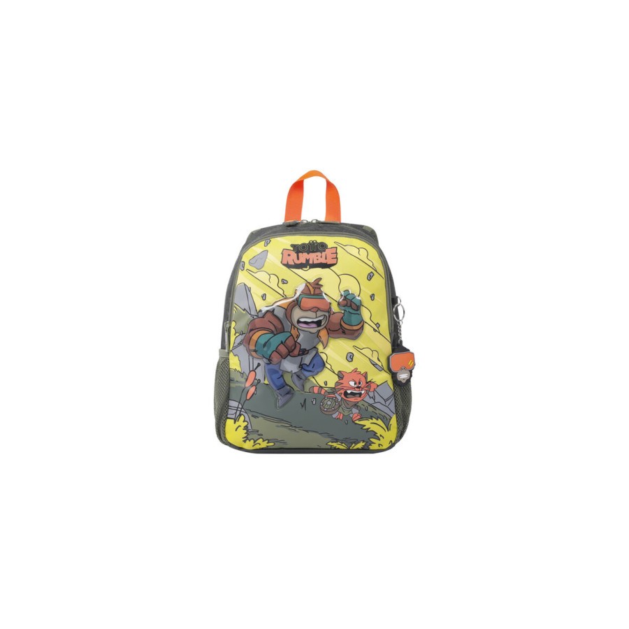 14615-MOCHILA ESCOLAR PEQUENA DE CARTOONS TOTTO MJ04BWM001-2310-4DJS