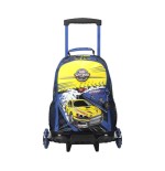 MOCHILA ESCOLAR CON RUEDAS GRANDE DE CARRERAS DE COCHES TOTTO MJ03VLC003-2310-6J7L