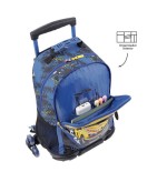 MOCHILA ESCOLAR CON RUEDAS GRANDE DE CARRERAS DE COCHES TOTTO MJ03VLC003-2310-6J7L