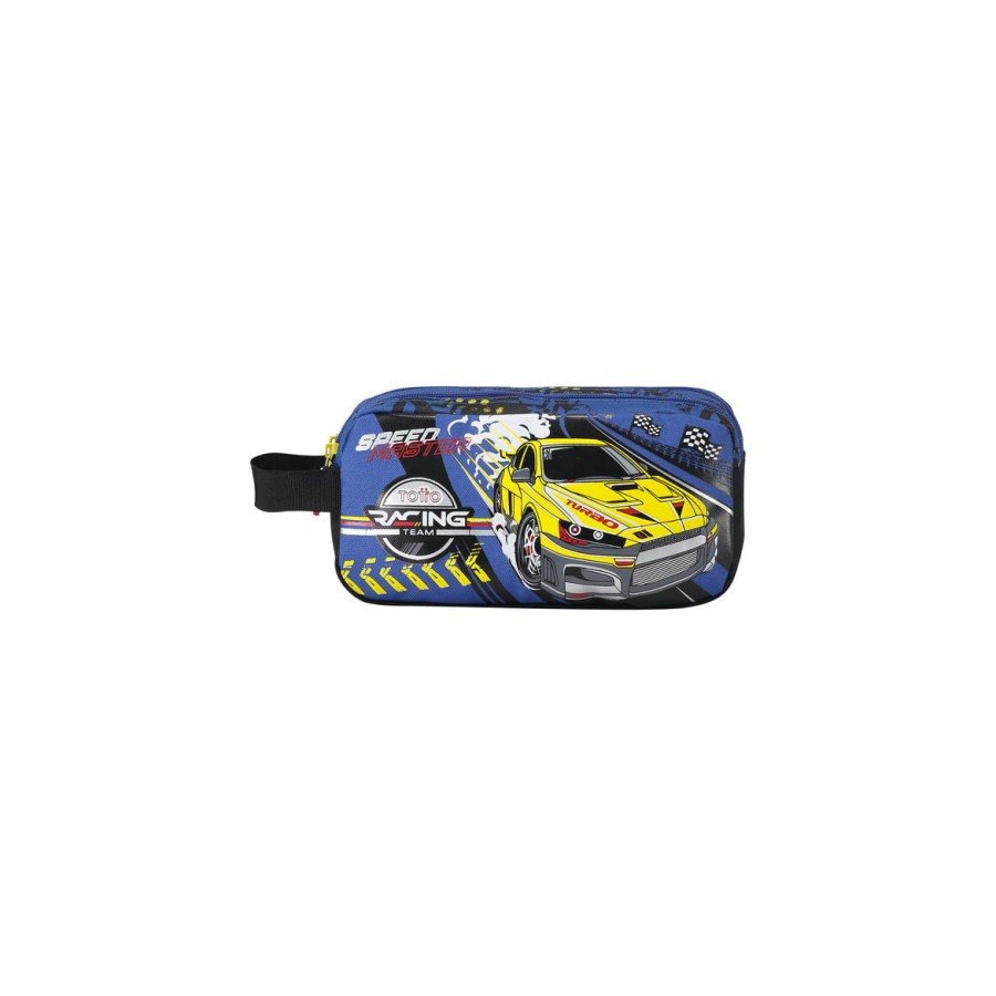 14628-ESTUCHE ESCOLAR DE CARRERAS DE COCHES TOTTO AJ52VLC001-2310-6J7U