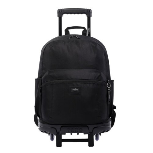 14632-MOCHILA ESCOLAR CON RUEDAS GRANDE NEGRA - TRIK TOTTO MA03TKI003-22200-N01