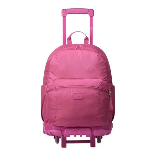 14637-MOCHILA ESCOLAR CON RUEDAS COLOR ROSA - TRIK TOTTO MA03TKI003-23100-M89