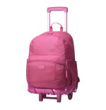 14638-MOCHILA ESCOLAR CON RUEDAS COLOR ROSA - TRIK TOTTO MA03TKI003-23100-M89