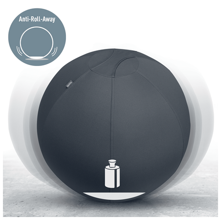 14650-Leitz Active Sitzball 55cm Gris Interior Esferico
