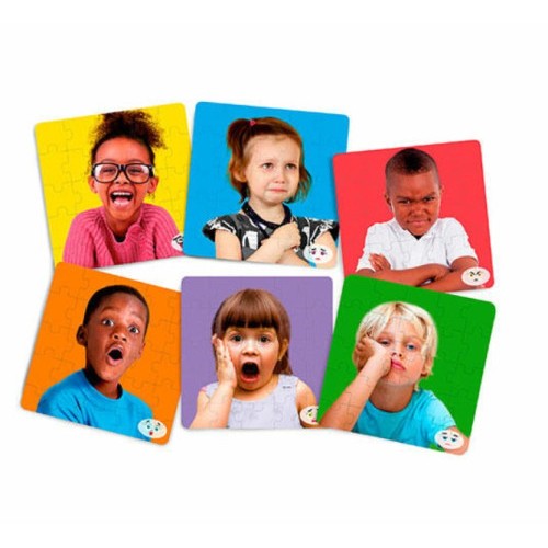 14655-SET 6 PUZZLES EMOCIONES MINILAND 5005035270