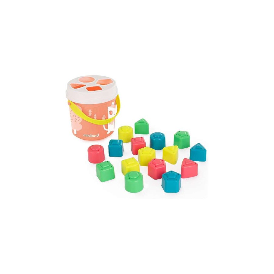 14658-CUBO & FORMAS ENCAJABLE COLOR SALMON MINILAND 5005097342