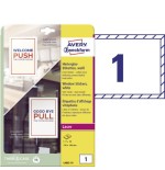 14776-ADHESIVOS DOBLE CARA PARA VENTANAS 210X148 MM 10 HOJAS POR PAQUETE AVERY L9002-10