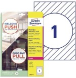 14778-ADHESIVOS DE PAPEL PARA VENTANAS 200 MM 10 HOJAS POR PAQUETE.  AVERY L9003-10