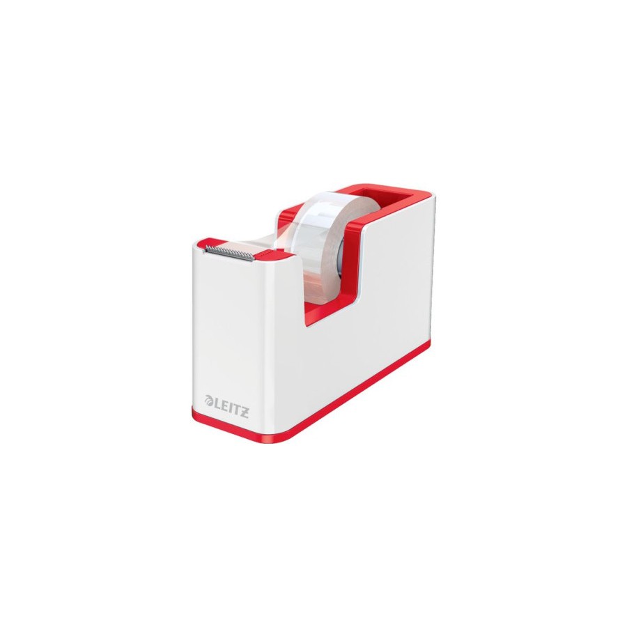 14780-DISPENSADOR DE CINTA ADHESIVA LEITZ WOW DUAL, ROJO/BLANCO LEITZ 53641026