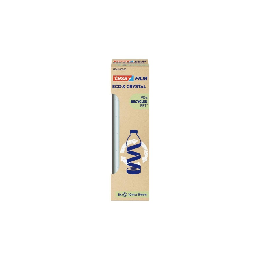 14803-PACK 8 CINTAS ADHESIVAS TESAFILM ECO 10:19  TOWER TESA TAPE 59043-00000-00