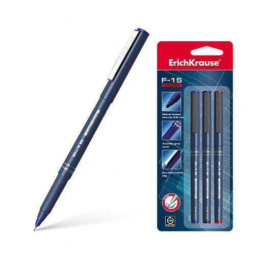 14810-BOLIGRAFO DE TRAZO FINO ERICHKRAUSE F-15, TINTA COLOR: AZUL ERICH KRAUSE 37065