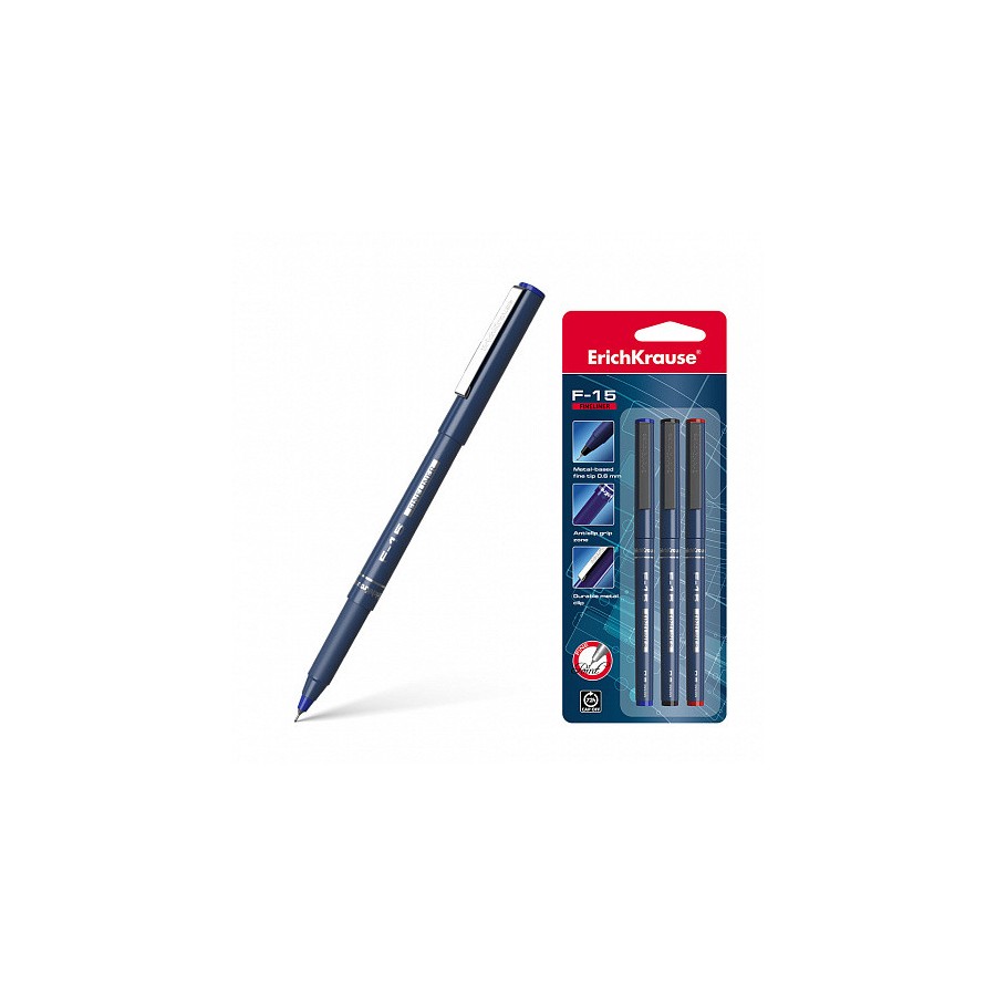 14810-BOLIGRAFO DE TRAZO FINO ERICHKRAUSE F-15, TINTA COLOR: AZUL ERICH KRAUSE 37065