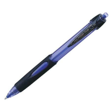 14818-Uni-Ball SN-220 Azul Boligrafo de punta retractil con pulsador 1 pieza(s)