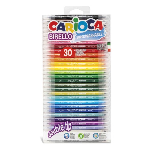 14878-Carioca Birello rotulador Fino/Medio Multicolor 30 pieza(s)