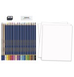 14887-SET CREATIVO LAPICES DE COLORES 23 UDS MANLEY MLA00023