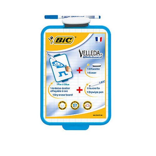 1489-PIZARRA VELLEDA BLANCA + ROTULADOR AZUL MODELO 1721 VELLEDA 841360