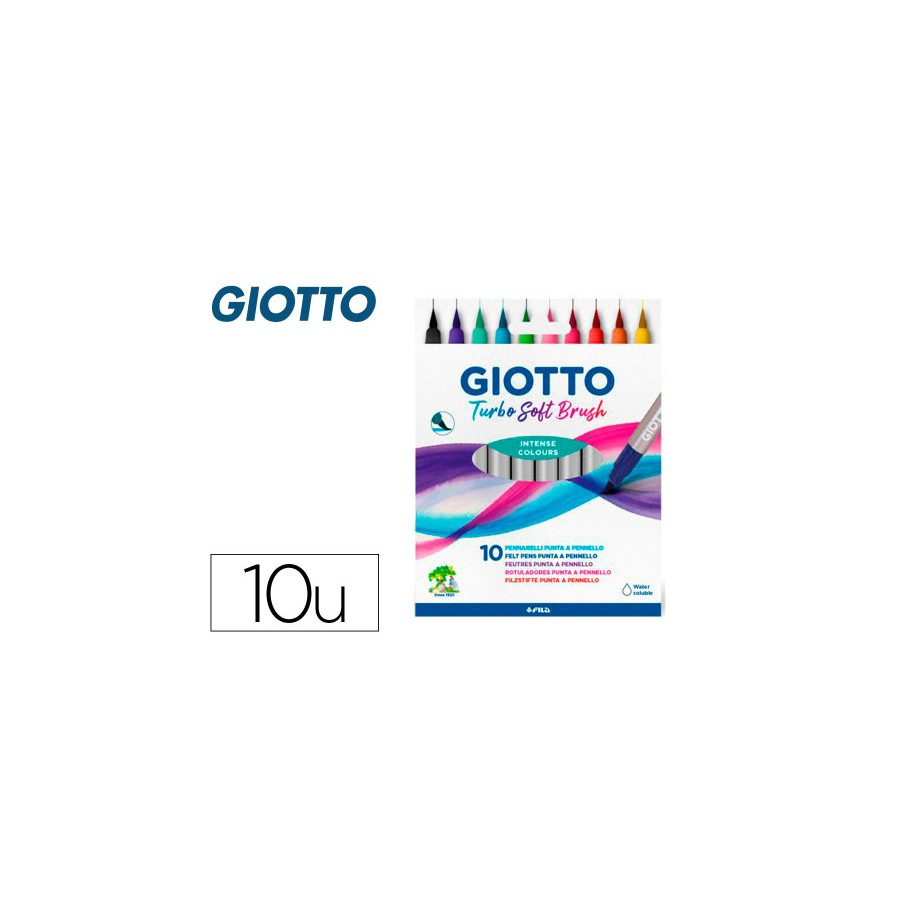 14905-ESTUCHE 10 UDS TURBO SOFT BRUSH GIOTTO F426800