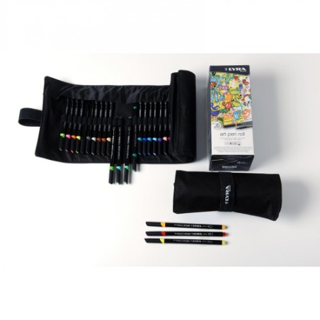 14915-ESTUCHE ENROLLABLE DE TELA 24 UDS. LYRA L6754240