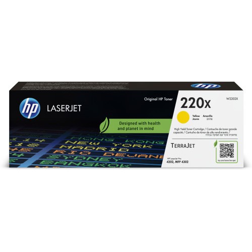 14996-HP Cartucho de toner Original LaserJet 220X amarillo