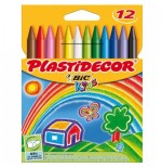 1503-ESTUCHE 12 CERAS DE COLOR QUE NO ENSUCIAN PLASTIDECOR 8757702