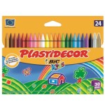 1505-ESTUCHE 24 CERAS DE COLOR QUE NO ENSUCIAN PLASTIDECOR 9203011