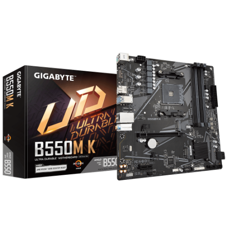 15065-Gigabyte B550M K 1.0 placa base AMD B550 Zocalo AM4 micro ATX